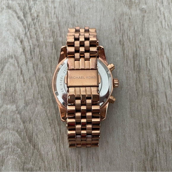 Michael Kors Ritz Rose Gold-Tone Watch - Picture 6 of 6